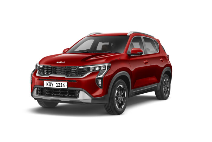 Kia QYi PE Sonet_RHD_Exterior Colour - Intense Red